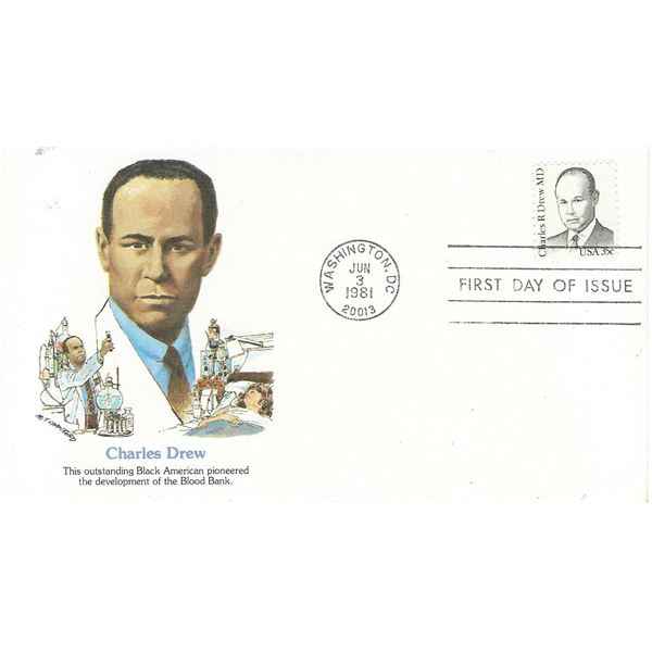 Charles Drew FDC