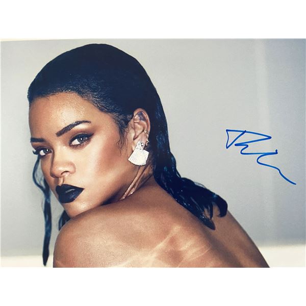 Rihanna signed photo
