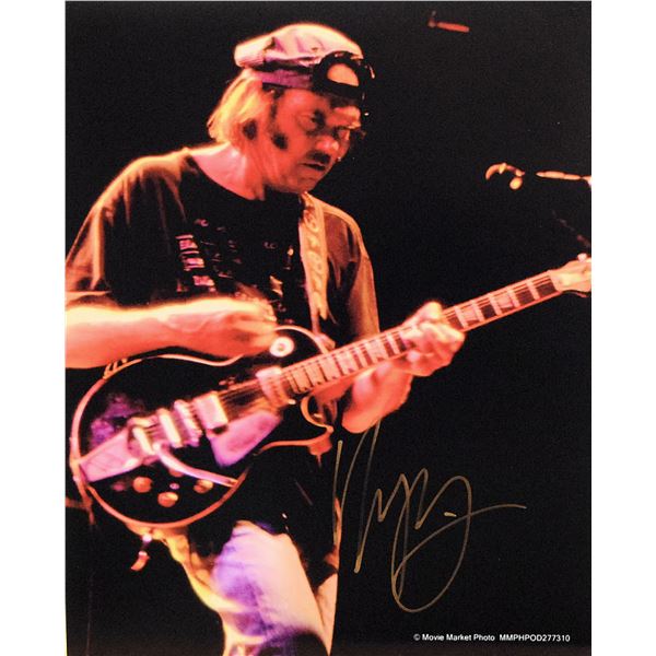 Neil Young signed photo