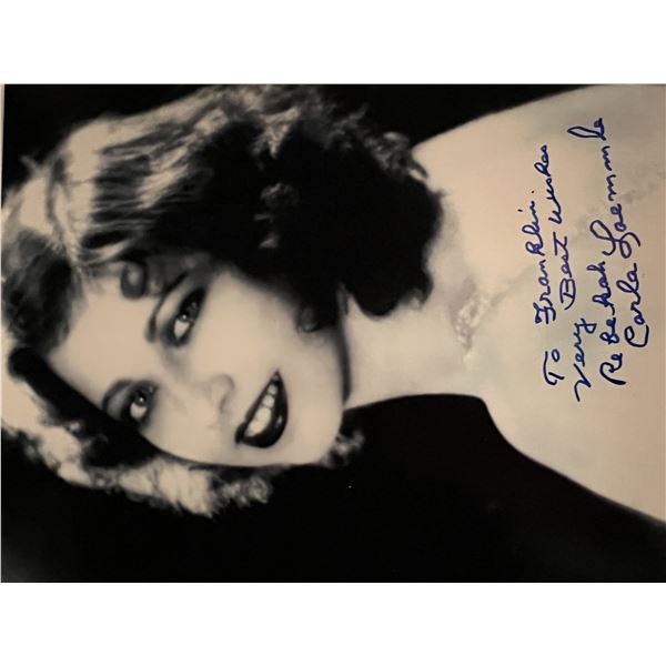 Carla Laemmle signed photo