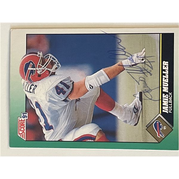 Buffalo Bulls Jamie Mueller signed 1991 Score trading card