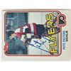 Image 1 : Philadelphia Flyers Pete Peeters 1981 Topps #109 signed trading card