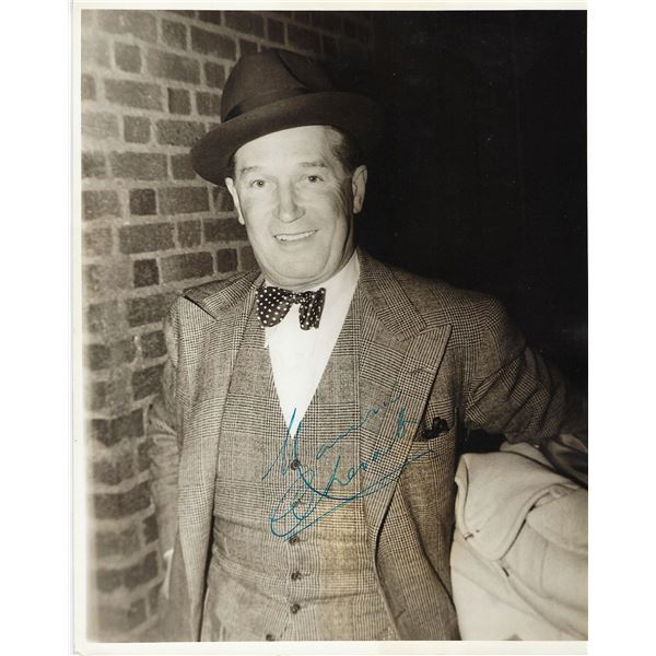 Maurice Chevalier signed photo