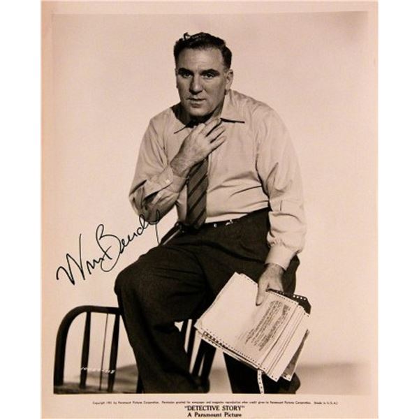 William Bendix signed promo photo