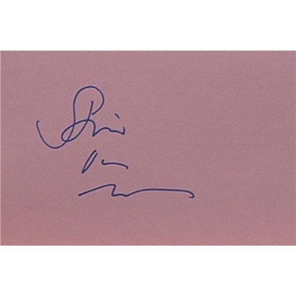 Stevie Van Zandt signature slip