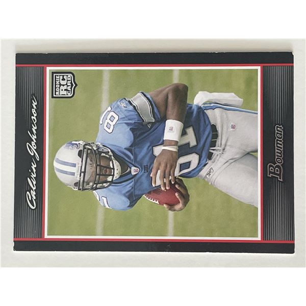 Detroit Lions Calvin Johnson 2007 Topps #145 trading card