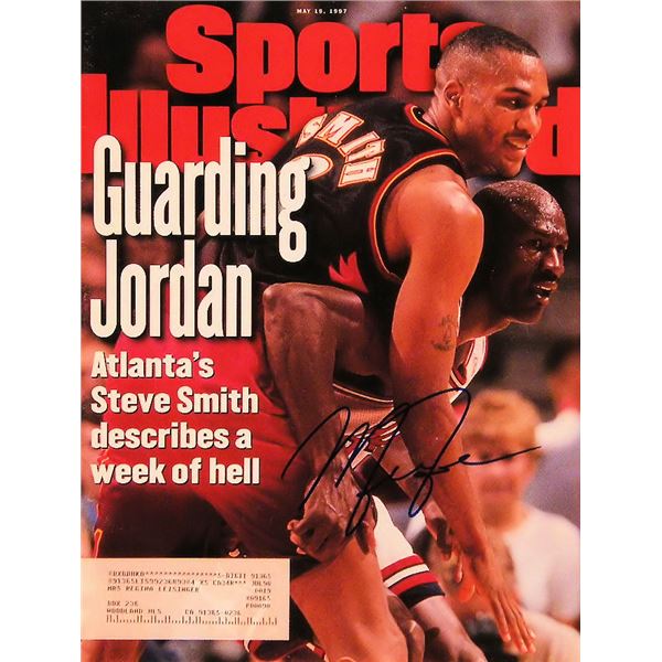Sports Illustrated magazine signed by Michael Jordan.
