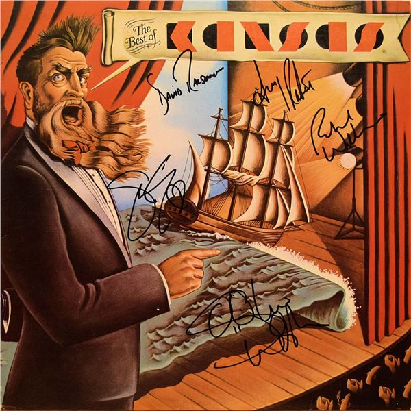 Kansas signed The Best of Kansas album