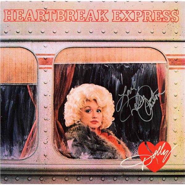 Dolly Parton signed Heartbreak Express album.