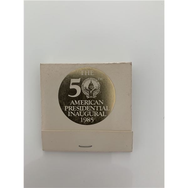1985 President Ronald Reagan Inaugural matchbook