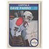 Image 1 : Capitals Dave Parro 1982 O-Pee-Chee #371 signed trading card