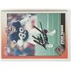 Image 1 : Buffalo Bills Steve Tasker signed 1991 Score #364  official NFL trading card
