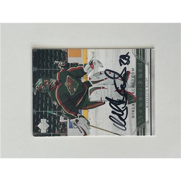 Minnesota Wild Nicklas Bäckström 2006 Upper Deck #220 signed trading card