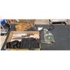 Image 1 : THREE BUTCHER KNIVES (ONE HENKL) AND THREE APRONES