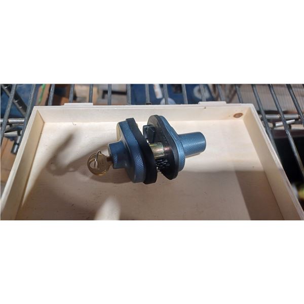 TRIGGER LOCKS ONE KEYED AND SIX COMBINATION LOCKS