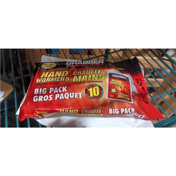 TEN PACK OF NEW GRABBER HAND WARMERS