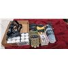 Image 1 : ASSORTED ITEMS: GLOVES, MATCHES, TEA CANDLES, AND OTHER