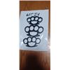 Image 1 : THREE PLASTIC KNUCKLE DUSTERS