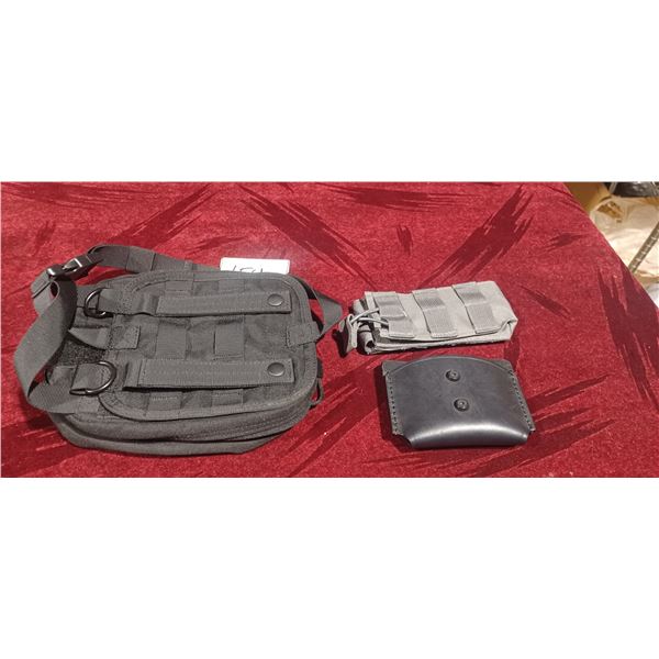 BAG COMES WITH MAGAZINE HOLDER - BLACK