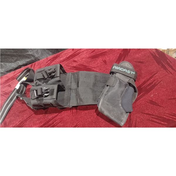 AIRCAST HOLSTER COMES WITH TWO MAGAZINE HOLDERS