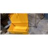 Image 1 : HEAVY DUTY DEWALT YELLOW METAL TOOL BOX 30 X 16 X 12"