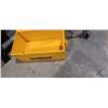 Image 2 : HEAVY DUTY DEWALT YELLOW METAL TOOL BOX 30 X 16 X 12"
