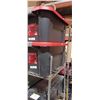 Image 3 : TWO CRAFTSMAN 20 GAL TOTES, STACKABLE