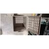 Image 2 : TWO BEIGE STORAGE BOXES 15 X 14 X 13"