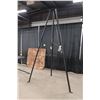 Image 1 : NEW IN BOX 350LBS GAME HOIST TRI POD COMES WITH WINCH AND GAMBREL