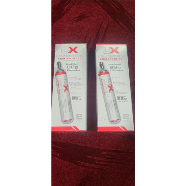 FOUR PREFILLED PREMIUM C02 CARTRIDGES FOR AIR JAVELIN