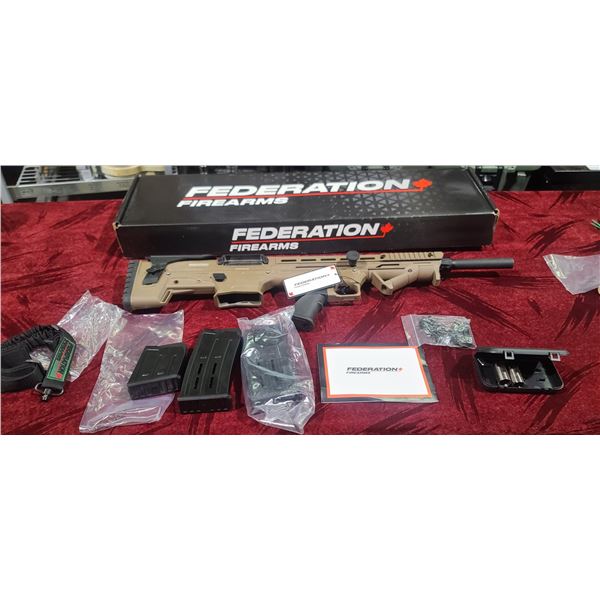 NEW FEDERATION12 GA BULL DOG SEMI AUTO 12GA 3 INCH MAG C/W 3 MAGS SN 24CA06089