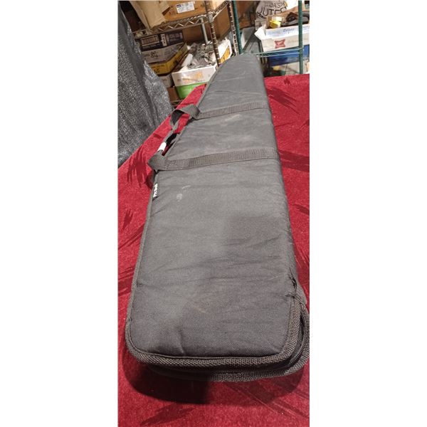 PIT BULL RIFLE CASE AND NEW ALLEN GUN CLEANING KIT IN METAL CASE