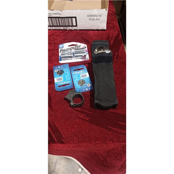 4-123 BATTERIES, TWO CR2016, SOPE RING AND MEASURING SPPONS