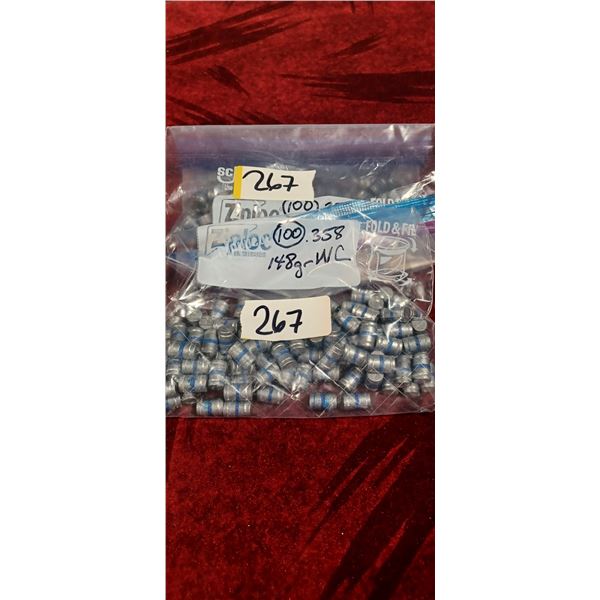 QTY 200 .38CAL WAD CUTTERS