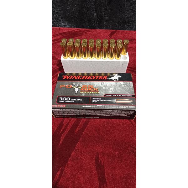 19 RDS OF WINCHESTER 300 WIN MAG 180 GRAIN