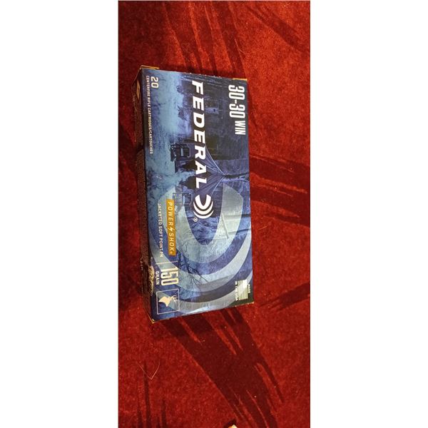 30-30 WIN 150GR FEDERAL POWER SHOCK - 20 ROUNDS