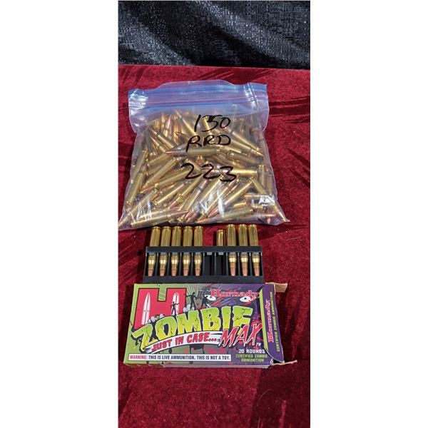 150 ROUNDS OF ASSORTED .223 REM AMMO