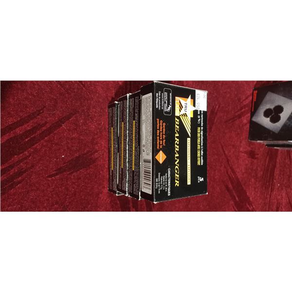 FOUR BOXES OF 5- 12GA BEAR BANGERS (20 ROUNDS)