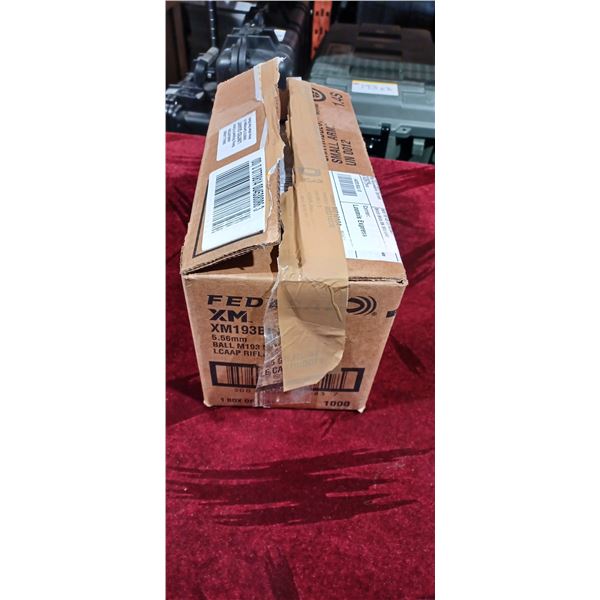 1000 ROUNDS OF FEDERAL 5.56MM 55GR XMA3BKY AMMO