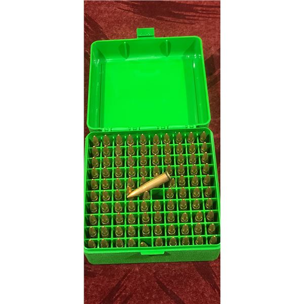 100 ROUNDS OF 7.62 X 39 FMJ GR UNKNOWN