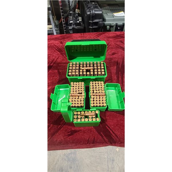 170 ROUNDS OF 7.62 X 39 FMJ AND FOUR CASE GARDS