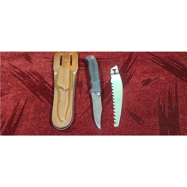 KERSHAW INTERCHANGEABLE C/W KNIFE/SAW AND SHEATH
