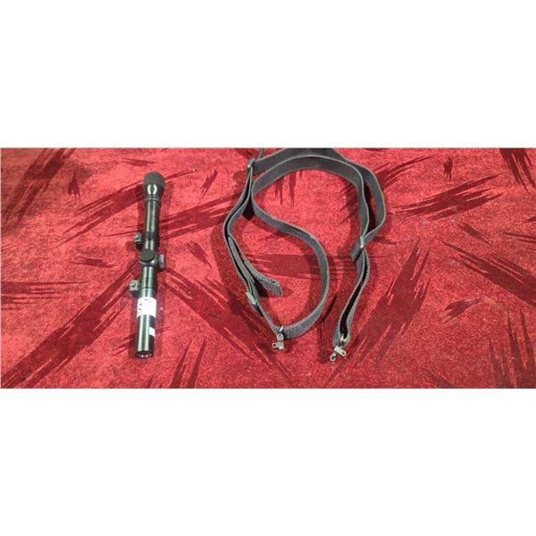 22 LR SCOPE AND RIFLE SLING
