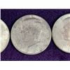 Image 4 : KENNEDY HALF DOLLARS - 1964D X 3, AND 1964