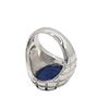 Image 6 : Man's Denim Lapis Ring in Sterling Silver