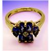 Image 12 : Adorable Purple Tourmaline Flower Ring with Diamond