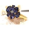 Image 1 : Adorable Purple Tourmaline Flower Ring with Diamond