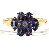 Image 2 : Adorable Purple Tourmaline Flower Ring with Diamond