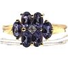 Image 6 : Adorable Purple Tourmaline Flower Ring with Diamond