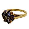 Image 7 : Adorable Purple Tourmaline Flower Ring with Diamond